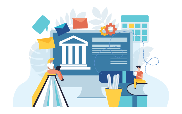 Digital government service portal with workflow automation